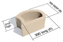 Retaining Block L12