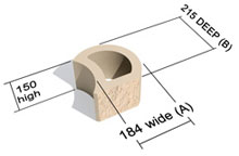Retaining Block R36